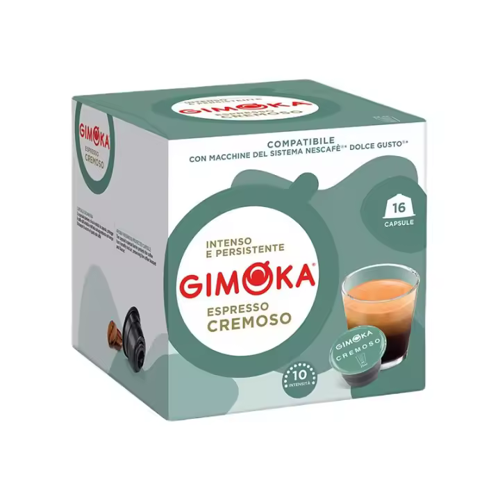 Cápsulas Dolce gusto Gimoka Cremoso 16 unidades. Compatibles - 1