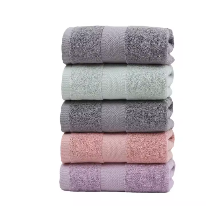 Toallas Toalla Algodón 130g 34*74cm suave, absorbente, tocador, lavabo, ducha, sábana - 1