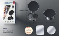 Soporte Movil Coche, Soporte Magnético para Teléfono de Coche POWERLAND - Aleación de Aluminio Negro Elegante, Rotación de 360 °, GPS y Todos Los Smartphones - details 3