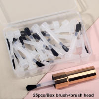 Kit De Cepillos De Uñas Desechables 25/66pcs Reemplazo Para Tinta Y Polvo Herramientas De Manicura Cepillo De Pincel De Polímero PP - details 1