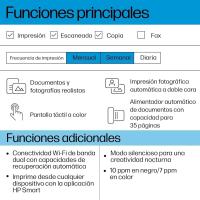 HP Envy 6520e 714N9B - Impresora Multifunción de Inyección de Tinta A4 | Wi-Fi de Doble Banda | USB 2.0 | Impresión a Doble Cara Automática | ADF | Hasta 10 ppm | Apple AirPrint | Imprime, Escanea y Copia | 3 Meses Instant Ink - details 3