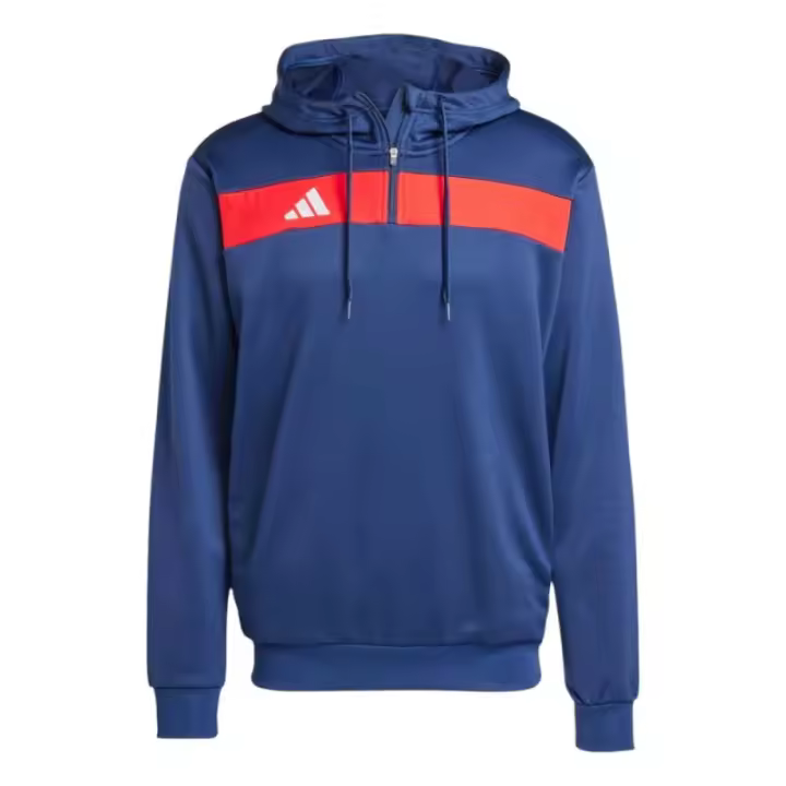 Sudadera Azul-rojo Adidas Tiro ES SW Azul hombre - 1