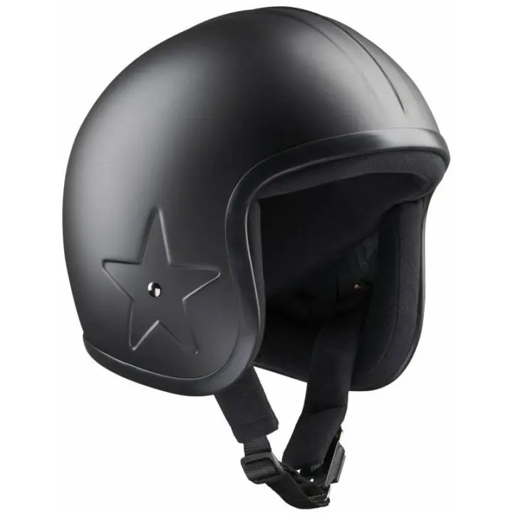 Casco MOTO Negro SKY3 JET Estrella BANDIT Open face Helmet Custom NO HOMOLOGADO SKY3 - 1