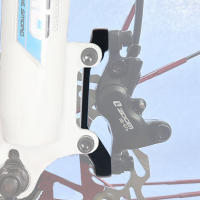 Juego De Frenos De Disco Para Bicicleta De Montaña Electrónica Adaptador De Calipero De Aluminio 160/180/203mm Accesorio Hidráulico PM/IS - details 1