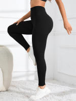 Leggings De Yoga Sin Costuras Cintura Alta Para Mujer Deporte De Encaje Fitness Ropa De Gimnasio Para Otoño E Invierno - details 4