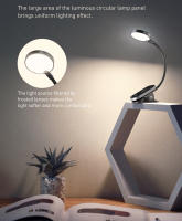 Lámpara De Escritorio Baseus LED Con Clip Iluminación LED Para Lectura Y Noche Luz De Noche Recargable Por USB Control Táctil Sin Etapas - details 12