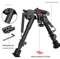Bípode plegable de Nailon de aleación de Aluminio, Bípode de Liberación, adecuado para Soporte para Pistola de Juguetes de 6 pulgados, múltiples Usos - details 4