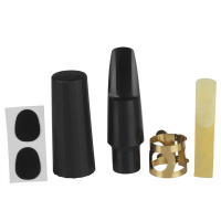 Mandíbula De Saxofón Alto Tenor Soprano Plástico Con Tapa Y Hebilla De Metal Requinto Dental De Madera Instrumento Accesorios - details 0