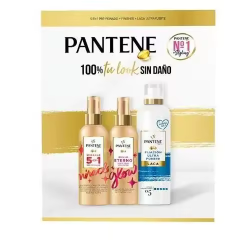 Pantene | Pack de Pantene con Laca+ Spray Miracle + Aceite - 1