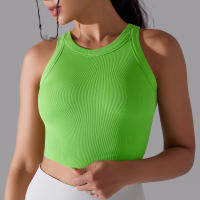 Sujetador Deportivo De 2 Niveles Para Mujer Sexy Yoga Alta Soporte Impacto Deporte Ropa Interior Correr Secado Rápido Top Deporte Gimnasio Con Almohadillas - details 52