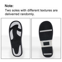 Pantuflas De Casa Para Hombre Talla Grande 50-51 Cuadros De Poliéster Espuma De Memoria Invierno Plush Interior Calientes Antideslizantes Negro - details 1