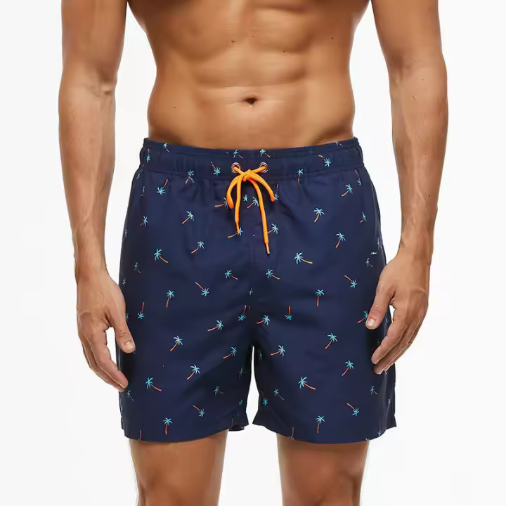 Bañador Azul de Secada rápida para hombre con bolsillos - 1