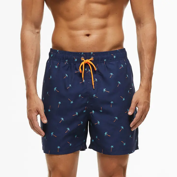 Bañador Azul de Secada rápida para hombre con bolsillos - 1