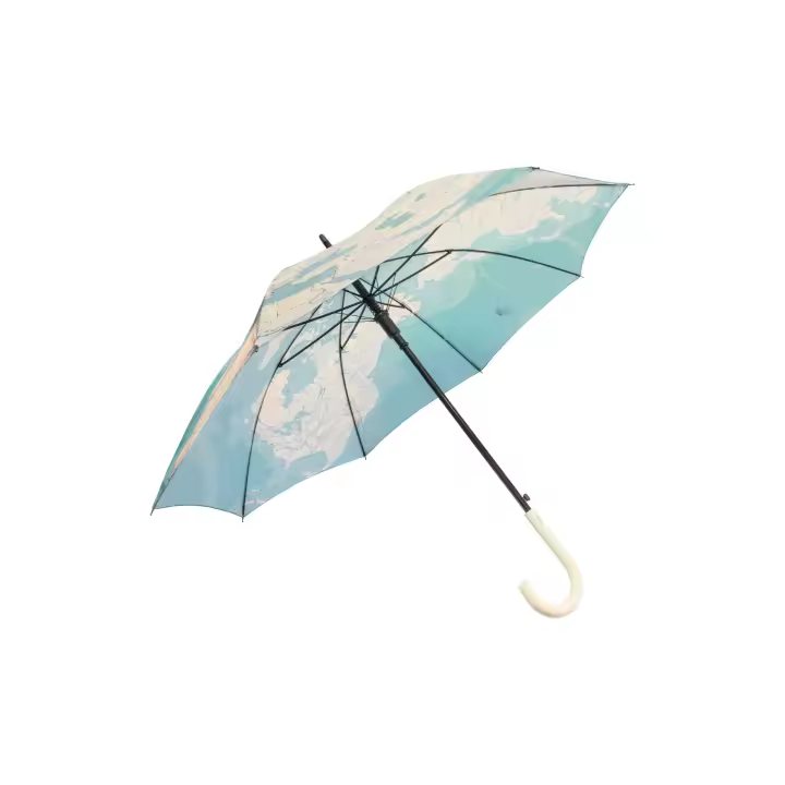 Fisura – Paraguas grande original. Paraguas juvenil con frases o estampados. Paraguas automático con botón. Paraguas resistente. 106 centímetros de diámetro. Variedad de modelos disponibles. - 1