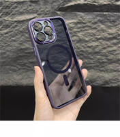 Funda De Carga Inalámbrica Magnética De Acrílico Transparente Para iPhone 16 15 14 plus 13 12 pro Max Resistente a Golpes Y Choques Cubierta Rígida Hybrída - details 18