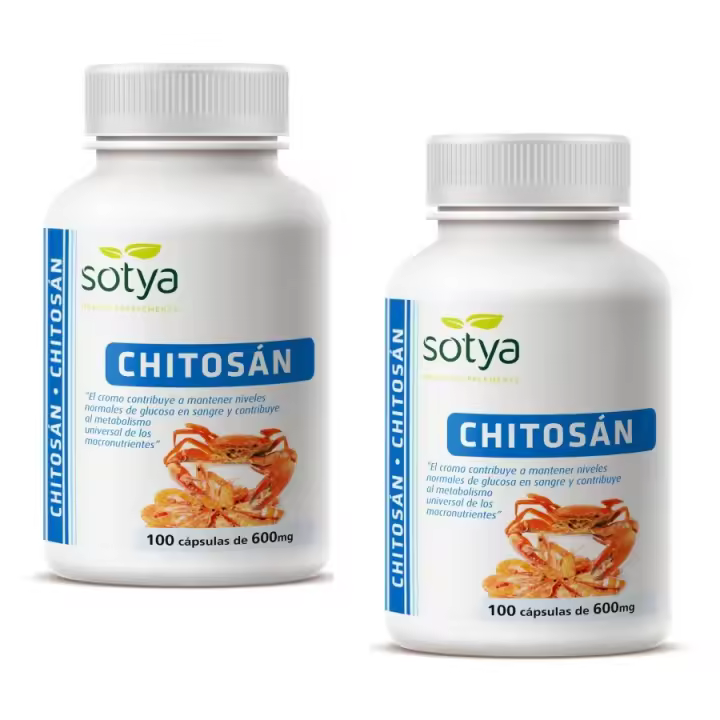 SOTYA CHITOSAN 100 CAPSULAS PACK 2 UNIDADES - 1