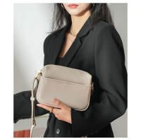 Bolso De Hombro Para Mujer En Cuero Sólido Con Correa Ancha De Tela Bolso Cruzado De Moda Con Cierre De Cremallera Bolsa De Mano Versátil - details 10