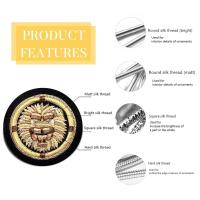 5 Rolls De Hilo De Bolígrafo Dorado De 14 Gauges 7.87 Pulgadas Para Bordado Joyería Y Moda Hilo Espiral De Cobre Para Creación Artística - details 4