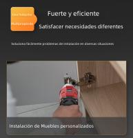 NANWEI Destornillador Eléctrico Recargable De Ión De Litio Sin Cable 16.8V Con Motor Brushless Torque Máximo 140NM Para DIY En El Hogar - details 3