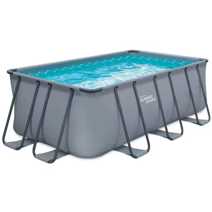 Piscina tubular - LUDO 1 - 8m2 - 4.01 x 2.01 x 1.22 m - Sin bomba de filtración - 1