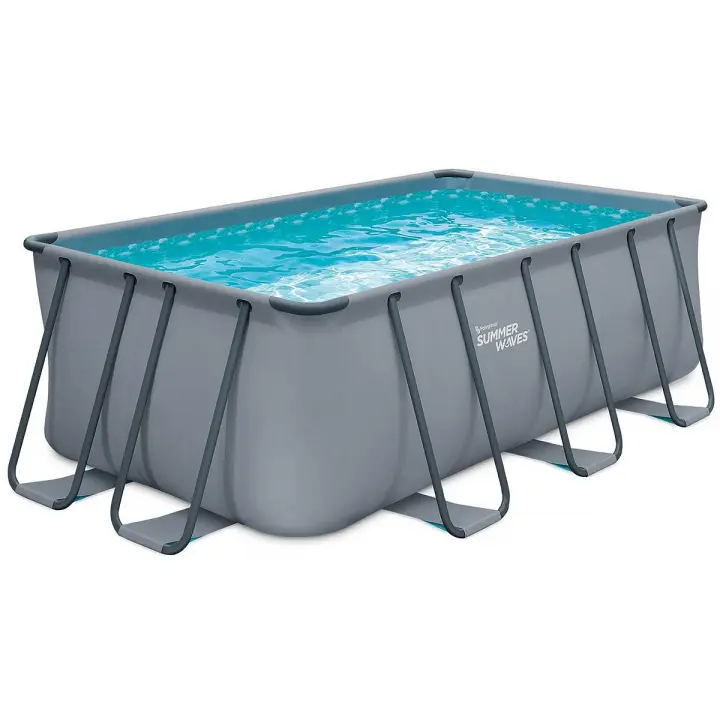 Piscina tubular - LUDO 1 - 8m2 - 4.01 x 2.01 x 1.22 m - Sin bomba de filtración - 1