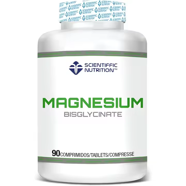 Magnesio Bisglicinato 300mg de Scientiffic Nutrition, Comprimidos con Magnesio Bisglicinato y Vitamina B6, Complemento Alimenticio de Alta Absorción, Mejora la Fatiga y el Rendimiento, 90 Cápsulas para una Salud Óptima. - 1