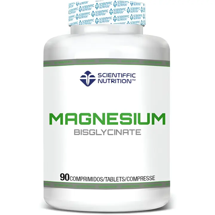 Magnesio Bisglicinato 300mg de Scientiffic Nutrition, Comprimidos con Magnesio Bisglicinato y Vitamina B6, Complemento Alimenticio de Alta Absorción, Mejora la Fatiga y el Rendimiento, 90 Cápsulas para una Salud Óptima. - 1