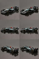 Modelo De Coche De Colección Bburago 1:43 Mercedes-AMG Petronas F1 Team W15 2024 #44 Hamilton #63 George Russell Aleación Die Cast Juguete - details 3