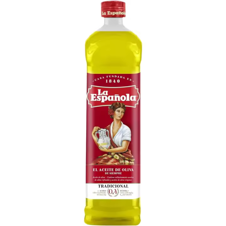 La Española - 2 botella de  1 L  - Aceite de Oliva Suave. Botella 1 L - 1
