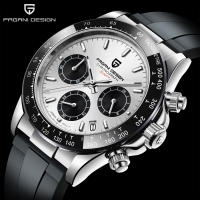 Reloj De Cuarzo Para Hombre PAGANI DESIGN Con Cristal De Zafiro Auto Fecha Cronógrafo Resistente Al Agua Acero Inoxidable Lujo - details 12