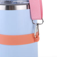 Portabotellas Con Correa Ajustable Para Stanley 30oz/40oz Porta Botella Libre De Manos En Silicona Y Poliéster Color Variado - details 12