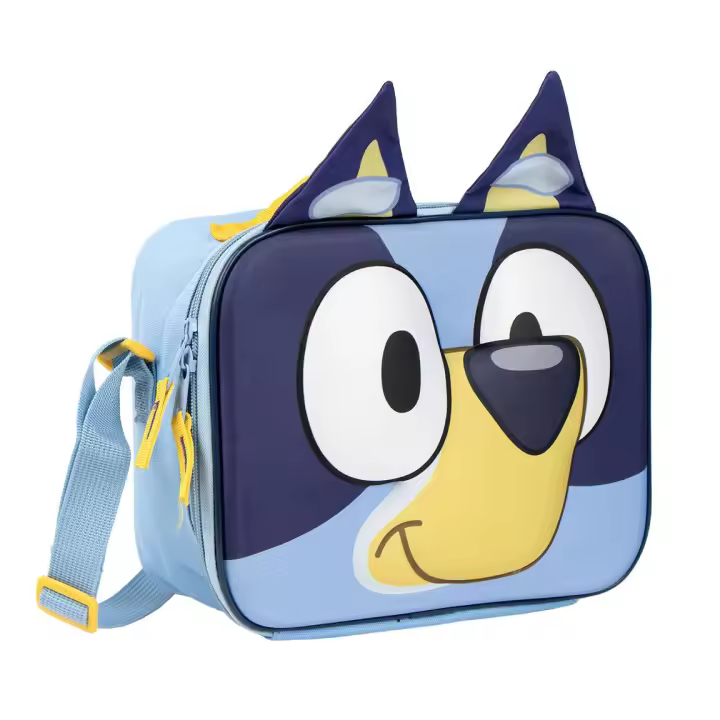 Cerdá - Portamerienda 3d Bluey - 23.5x19.5x10cm - 1