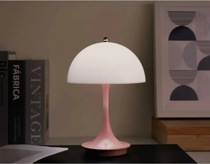 Lámpara De Mesa Recargable LED Con Sensor De Toque Luz Nocturna Para Lectura Sin Cable Decorativa Para Restaurante Hotel Bar Habitación - 1