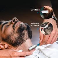 Afeitadora Manual De Calidad Para Hombres Vintage Hecha De Resina Y Aleación De Zinc Uso Unisex Para Afeitar Cejas Barba Y Cuello Regalo De San Valentín Halloween Navidad - details 2