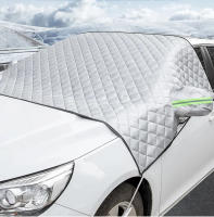 Escudo Solar Y Nevado Para Coche Cubierta Del Parabrisas Anticongelante Y Protección Contra La Nieve Tejido De Oxford Grueso - details 3