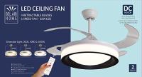 BEL AIR HOME - Ventilador Plafón TITAN Motor DC, Aspas Desplegables, Luz Led 36W, 6 Velocidades - details 3