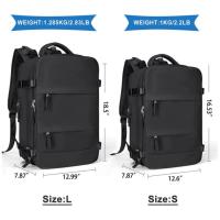 Mochara de viaje de gran capacidad with Para Zapatos compartimentor, mochila Ligera Dacron with Puerto de Carga, viaje de moda - details 0