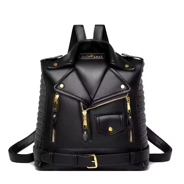 Mochila de cuero personalizada de moda Diseñador de Mujer - 1