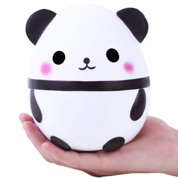 Peluche De Oso Panda Kawaii Jumbo Suave Y Alzas Lento Juguete Creativo Para Alivio Del Estrés Regalo Divertido Para Niños Oliendo a Pan - 1