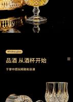 Juego De Cristal Europeo Clásico Para Licor Y Vino Vidrio Resistente a Temperatura Barra Hogar Whiskey Set De Cristales Para Bebidas Alcohólicas - details 2
