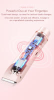 Epilador Eléctrico Para Mujeres 2 En 1 Doble Cabeza Painless Trimmer De Bikini Uso Seco Y Húmedo Cabeza Desmontable Afeitadora Eléctrica Para Pelos Pubicos - details 16