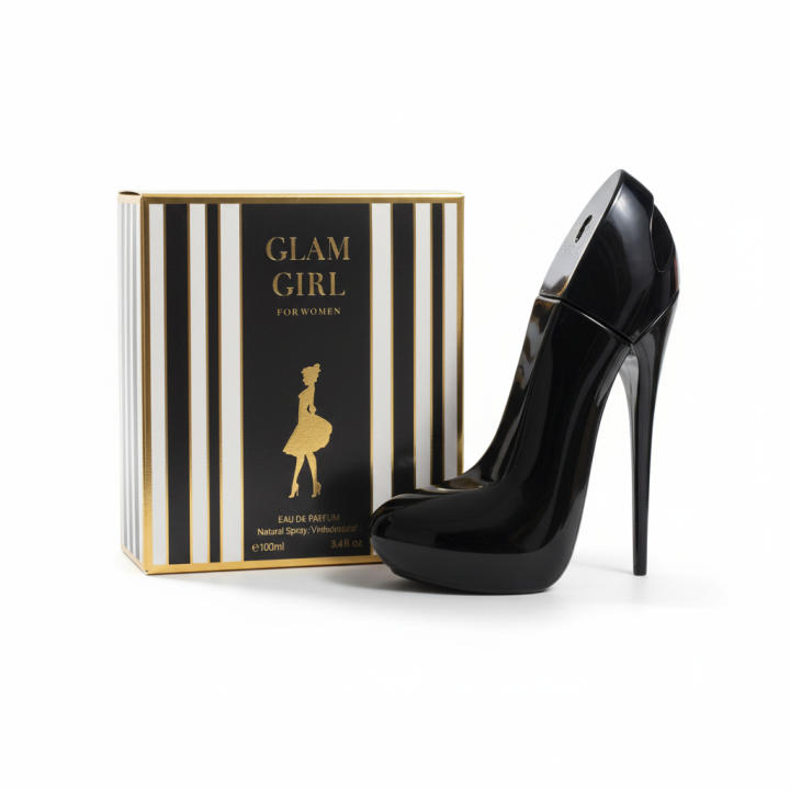 Perfume femenino Glam Girl Black Eau de Parfum, fragancia intensa y sofisticada con un estilo elegante y femenino, ideal para ocasiones especiales o uso diario. Presentado en frasco original con estuche. 🚚 Envíos a España 24/48 horas.
