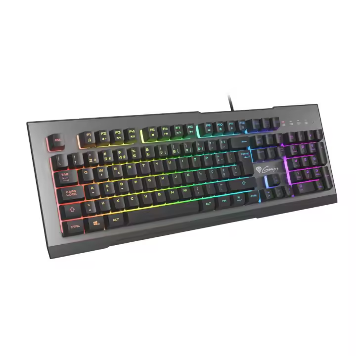 TECLADO GAMING GENESIS RHOD 500 RGB PORTUGUES RETROILUMINADO ALUMINIO - 1