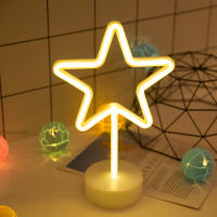 1pc Señal De Neón Blanca Cálida USB/batería Powered Decoración Para Habitaciones Salas De Juegos Fiestas De Cumpleaños Regalo Para Adolescentes - details 6