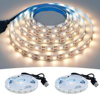 Tira De Luces LED DC 5V USB Blancas Y Cálidas Para TV Decoración De Hogar 1m 2m Cadena De Luces SMD No Impermeable Para Sala De Estar - details 0