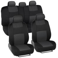 Funda universal para asiento de coche de 5 plazas, juego de 9 fundas with Cremallera, juego Plano de 4 piezas - details 0