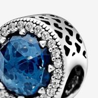 Pulsera Pandora with Cuentos en Azul intense brilliant y Charm Moments - Joyas para Mujer-Fabricada en Plata de Legislación - details 4