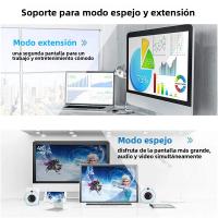 Cable Adaptador Mini Displayport a HDMI 4K 1080P Compatible Para Apple MacBook Air pro Conector Macho Mini Displayport a Conector Hembra HDMI - details 2