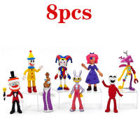 Set De 8 Figuras De Acción Anime El Circo Digital Ragatha Jax Pomni Muñecos De Colección PVC Decoraciones Para La Habitación Juguetes Para Adolescentes Y Adultos - details 0