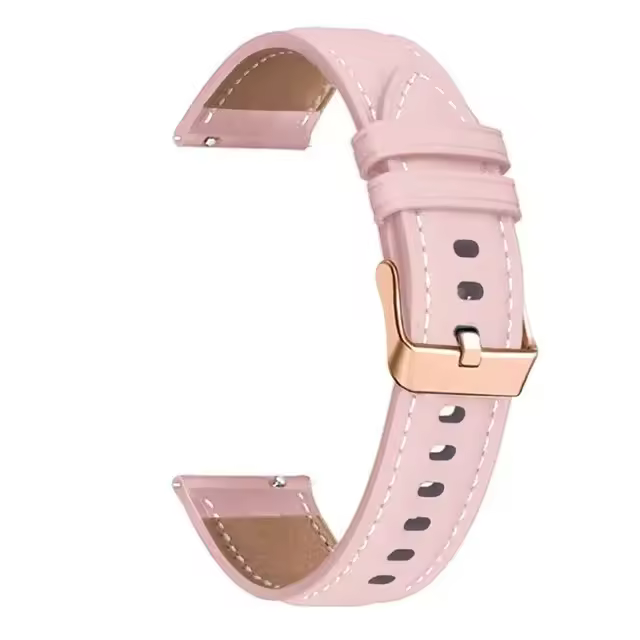 Correa De Reloj De Cuero Genuino 20mm Para Garmin Venu 2 plus SQ Vivoactive 3 3t Vivomove HR Reemplazo De Pulsera Para Reloj Inteligente - 1
